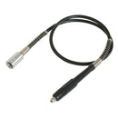 Silverline Rotary Hobby Tool flexi drive shaft with black pen grip, coiled cable and silver threaded connector