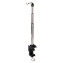 Silverline Rotary Tool telescopic hanging stand in silver metal with black clamp, adjustable shaft and hook mount