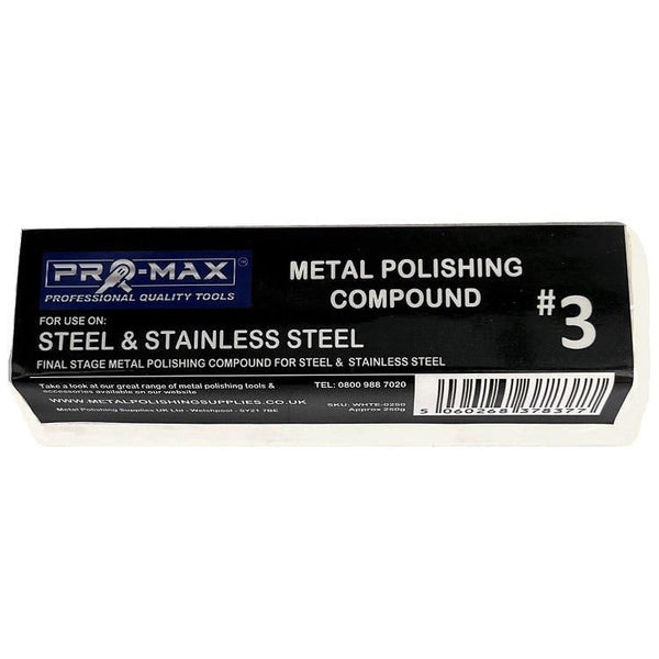 Pro-Max Kit de 6 composés de polissage pour métaux à usage général 250 g