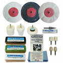 Pro-Max Steel & Stainless Steel Deluxe Metal Polishing Buffing Kit 4" x 1/2"
