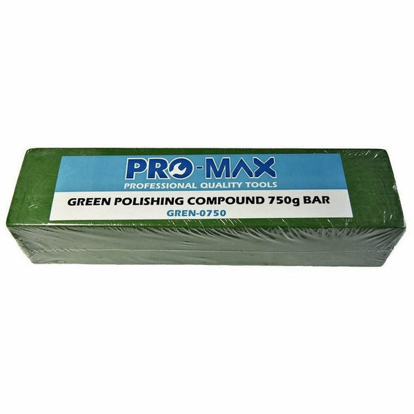Steel & Stainless Steel 750g Metal Polishing Buffing Compound Green - Pro-Max