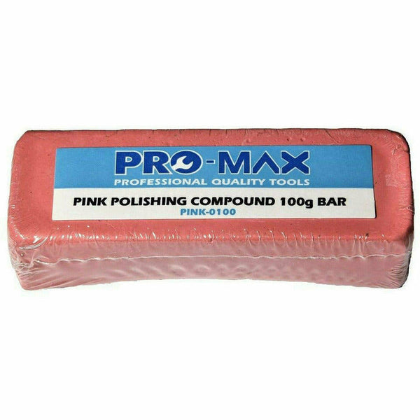 Pro-Max Chrome 100g Metal Polishing Compound 3pc Kit